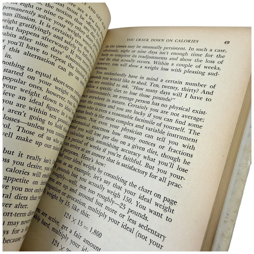 The‎ New Way To Eat And Get Slim Donald G Cooley Vintage Diet Book 1949